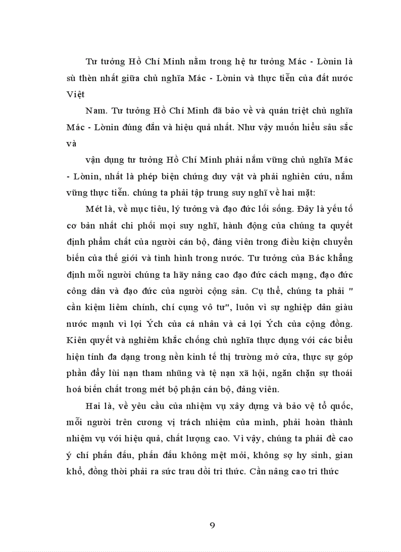 image for page Phân tích mối quan hệ giữa vật chất và ý thức vận dụng vào việc xây dựng xã hội chủ nghĩa ở nước ta