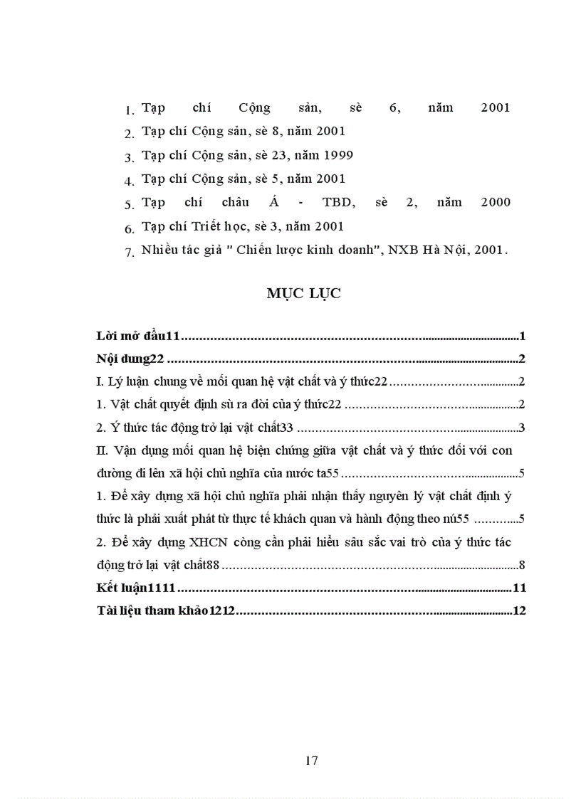 image for page Phân tích mối quan hệ giữa vật chất và ý thức vận dụng vào việc xây dựng xã hội chủ nghĩa ở nước ta