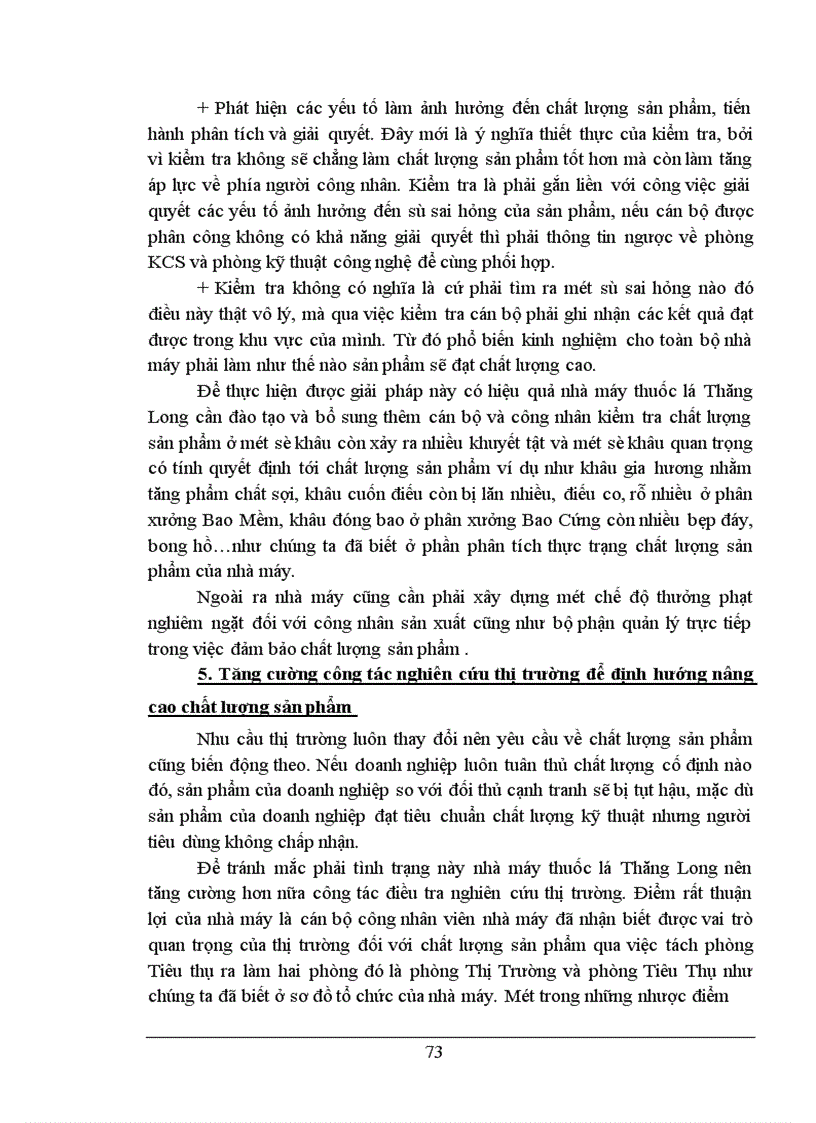 image for page Một số biện pháp nâng cao chất lượng sản phẩm ở nhà máy Thuốc lá Thăng long