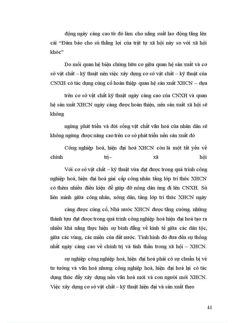 image for page Tính tất yếu của qúa trình công nghiệp hoá, hiện đại hoá trong sự nghiệp xây dựng CNXH ở Việt Nam