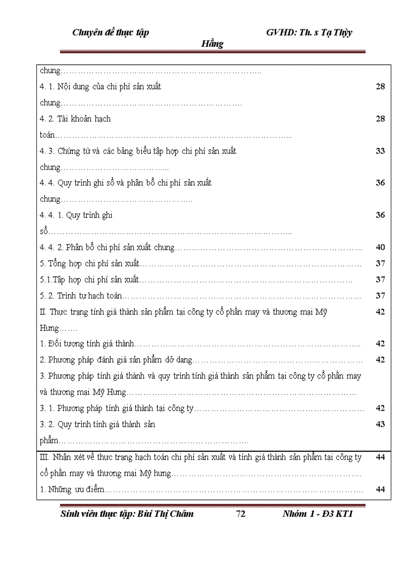 image for page Hoàn thiện kế toán chi phí sản xuất và tính giá thành sản phẩm tại công ty cổ phần may và thương mại Mỹ Hưng