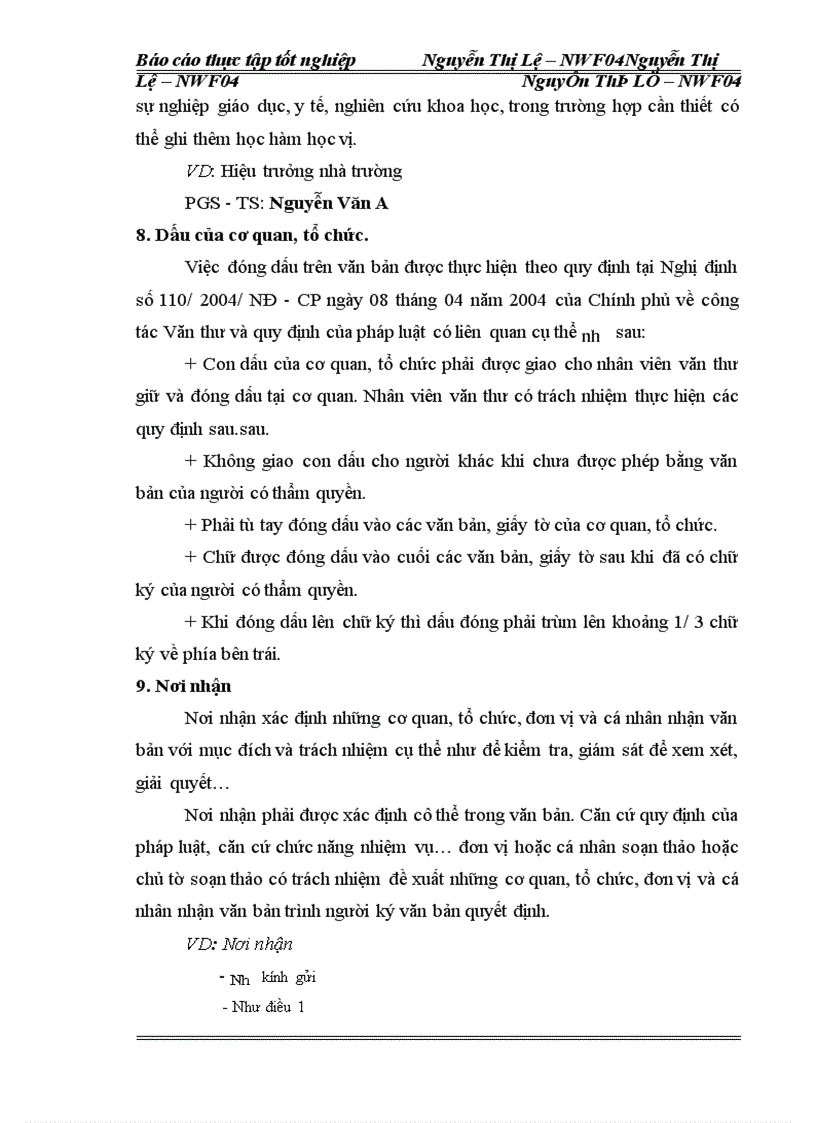 image for page Công tác văn thư ở UBND xã Vạn Thắng