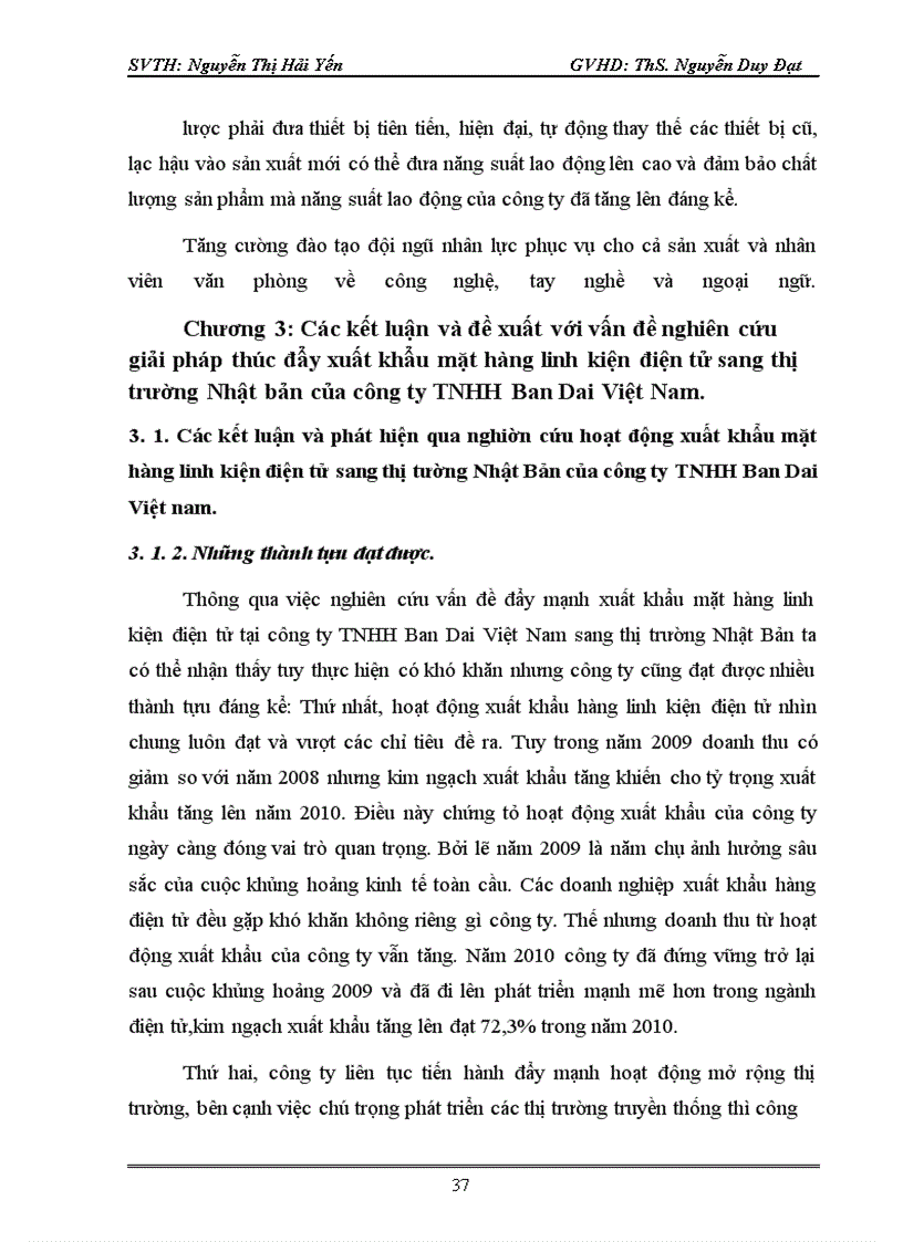 image for page Giải pháp đẩy mạnh xuất khẩu mặt hàng linh kiện điện tử sang thị trường Nhật Bản của công ty TNHH Ban Dai Việt Nam
