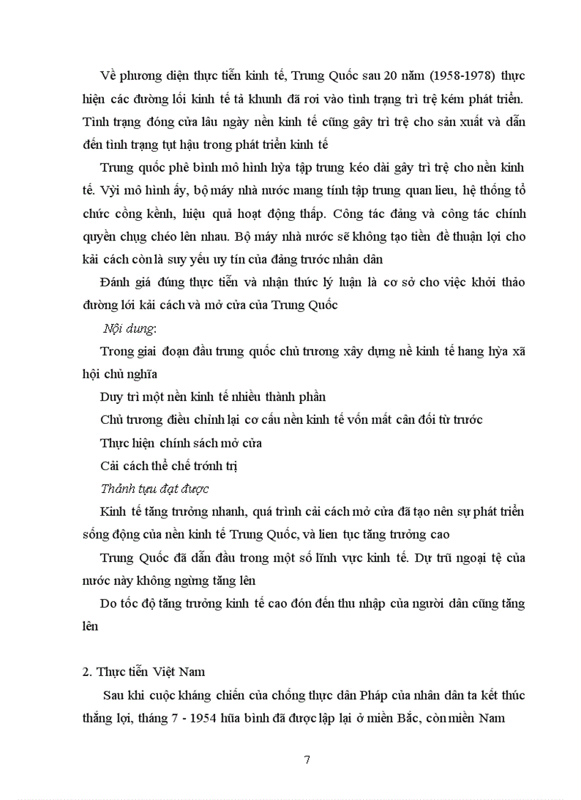 image for page Những mục tiêu khi tiến lên nền kinh tế mở nhiều hàng hóa