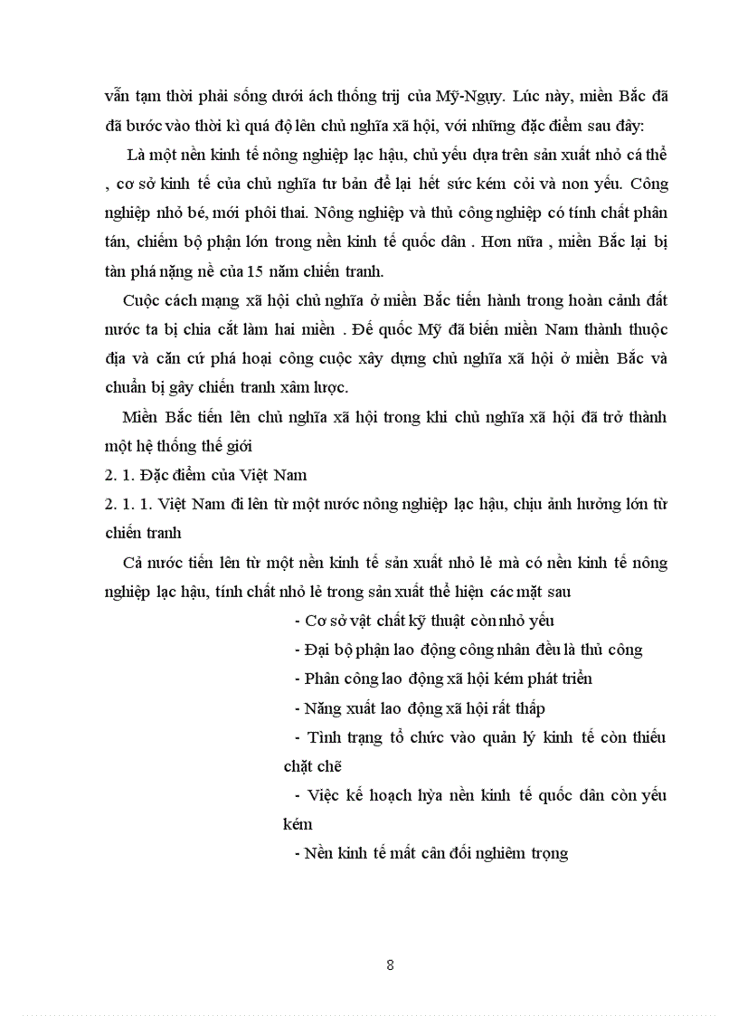 image for page Những mục tiêu khi tiến lên nền kinh tế mở nhiều hàng hóa