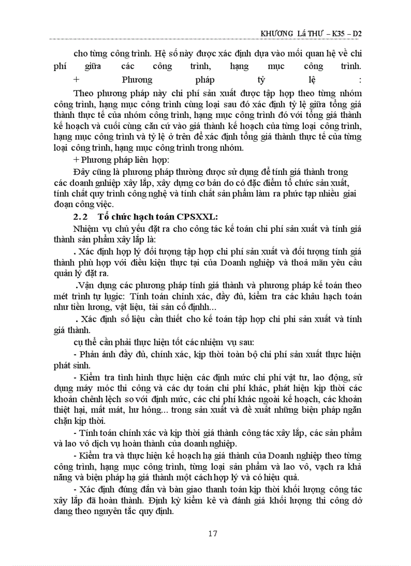 image for page Hoàn thiện kế toán chi phí và tính giá thành tại Công ty Sông Đà 11 – Tổng công ty Sông Đà