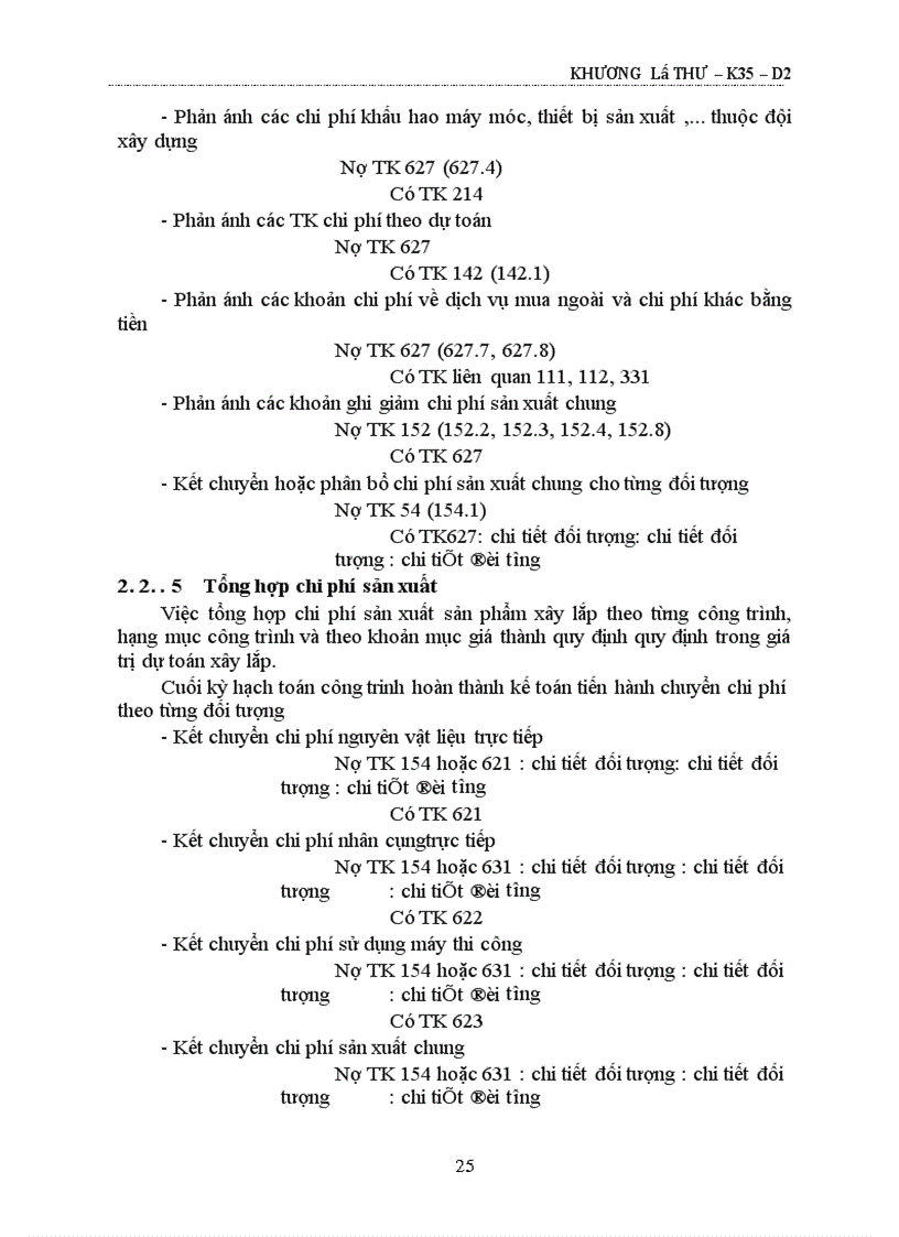 image for page Hoàn thiện kế toán chi phí và tính giá thành tại Công ty Sông Đà 11 – Tổng công ty Sông Đà
