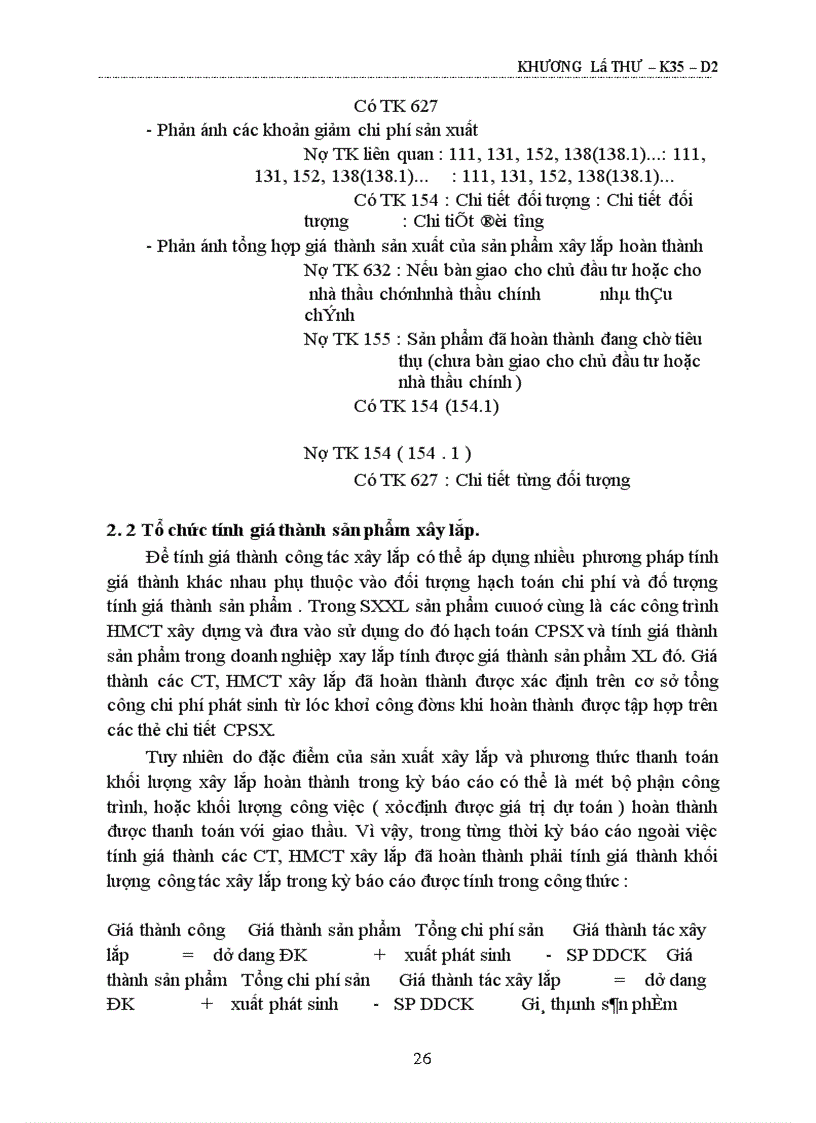 image for page Hoàn thiện kế toán chi phí và tính giá thành tại Công ty Sông Đà 11 – Tổng công ty Sông Đà