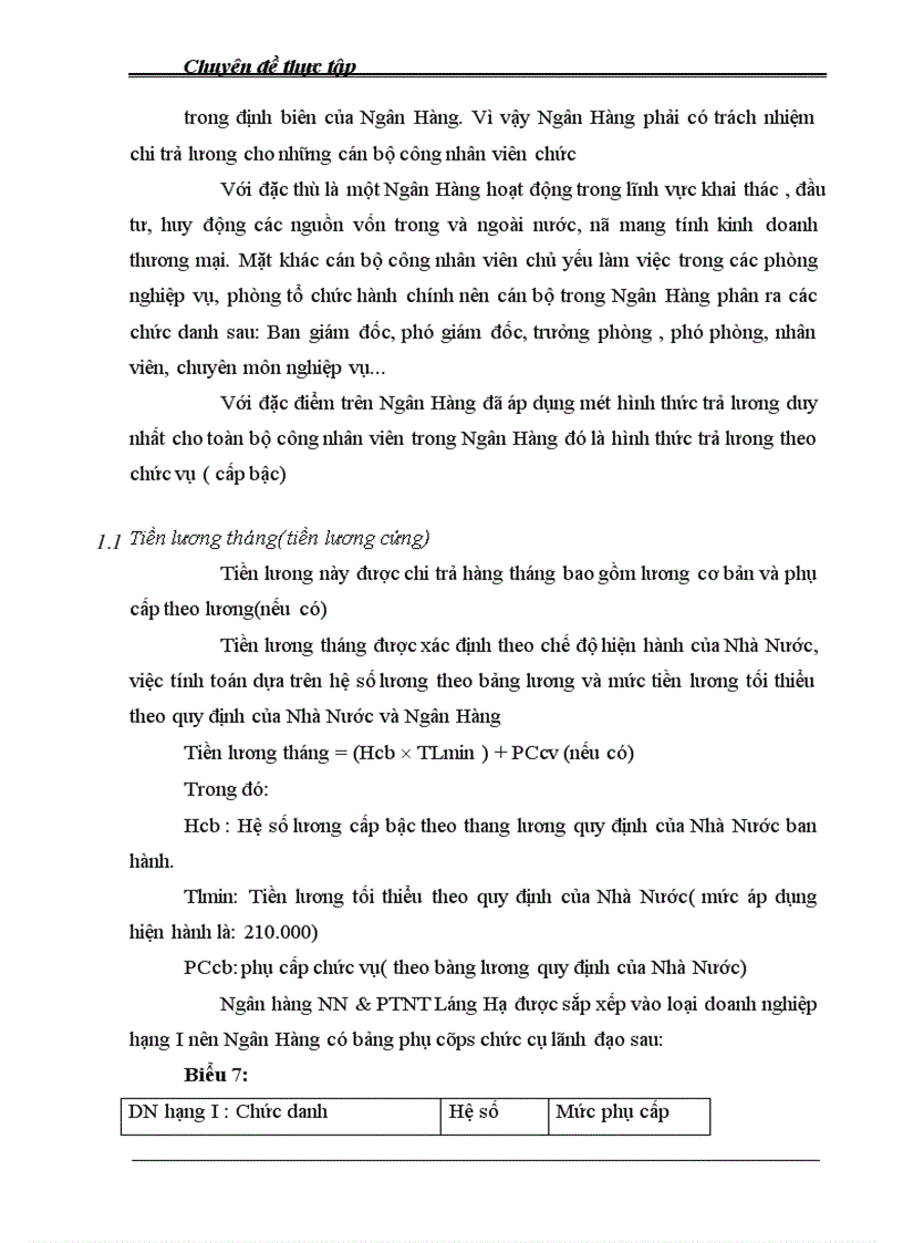 image for page Một số suy nghĩ nhằm nâng cao từng bước hình thức trả lương ở NHNN & PTNThôn Láng Hạ