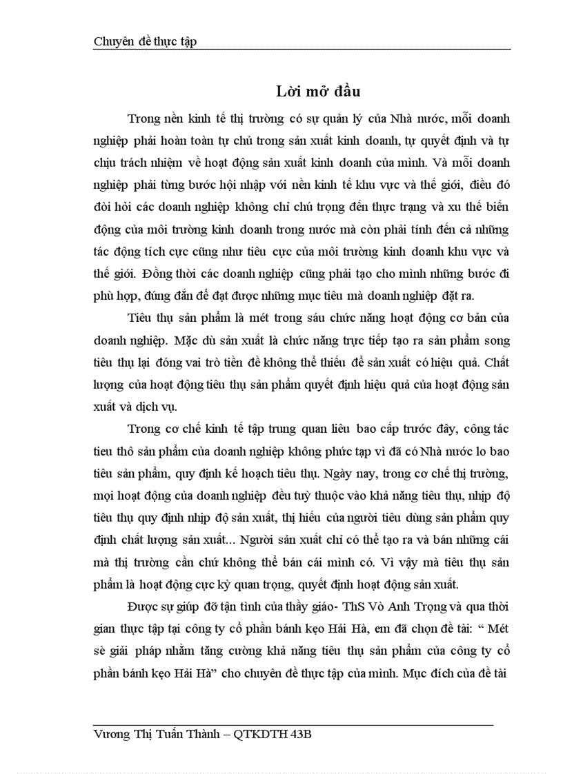 image for page Một số giải pháp nhằm tăng cường khả năng tiêu thụ sản phẩm của công ty cổ phần bánh kẹo Hải Hà