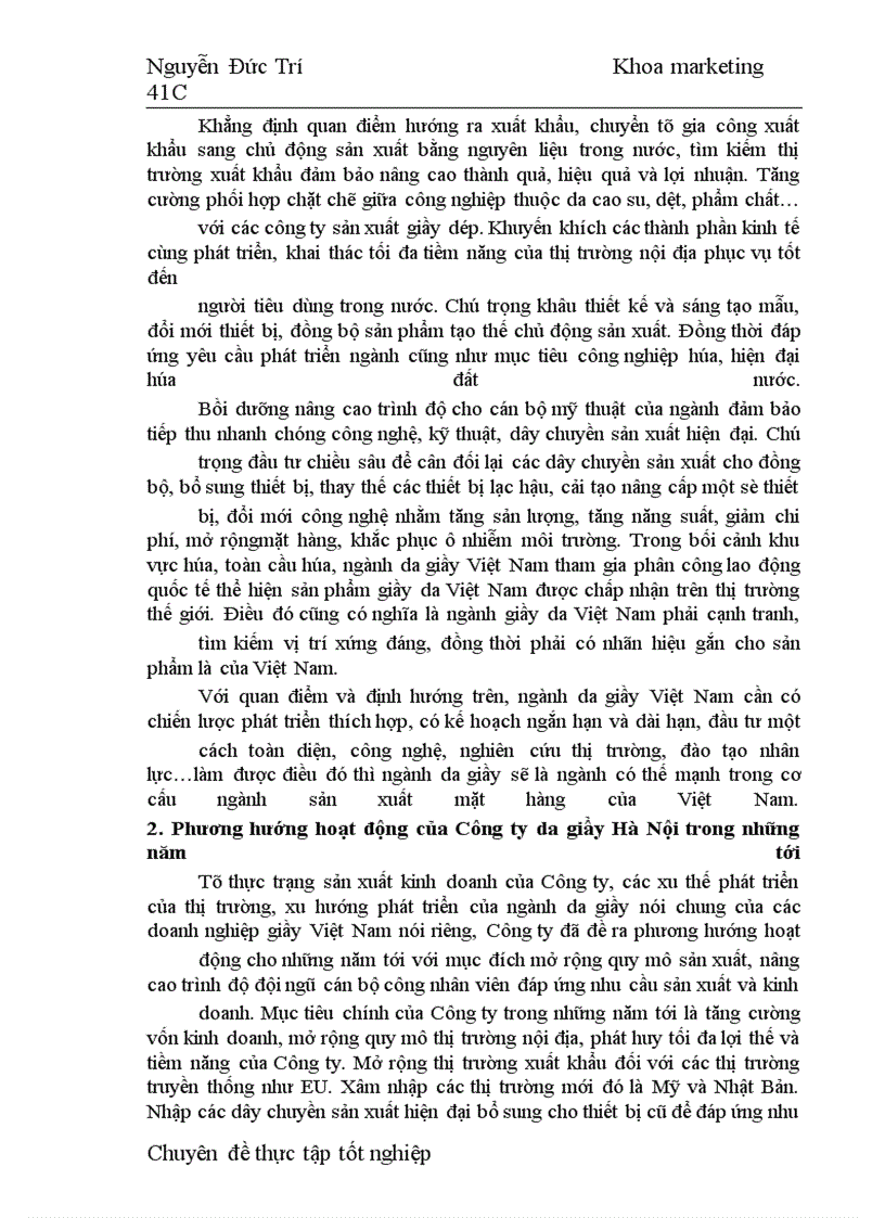 image for page Các giải pháp hoàn thiện công tác nghiên cứu thị trường nhằm thoả mãn tốt hơn nhu cầu khách hàng nội địa tại Công ty da Giầy Hà Nội