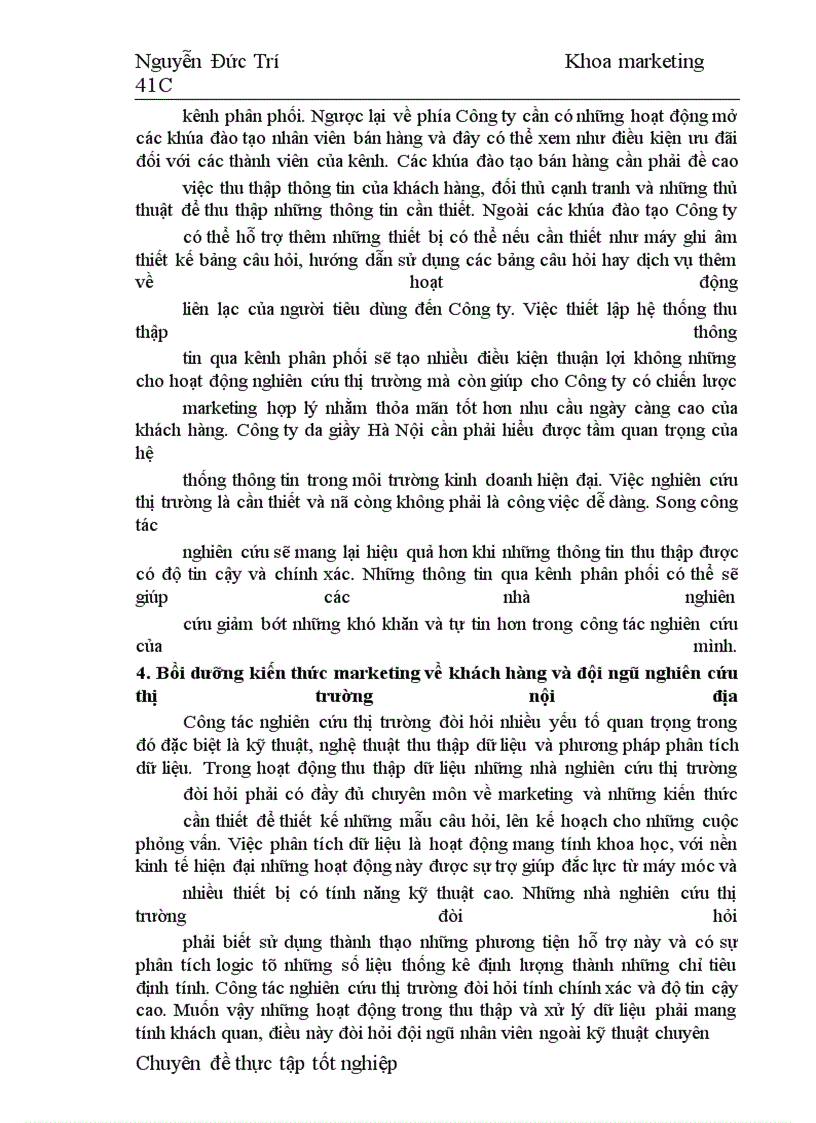 image for page Các giải pháp hoàn thiện công tác nghiên cứu thị trường nhằm thoả mãn tốt hơn nhu cầu khách hàng nội địa tại Công ty da Giầy Hà Nội