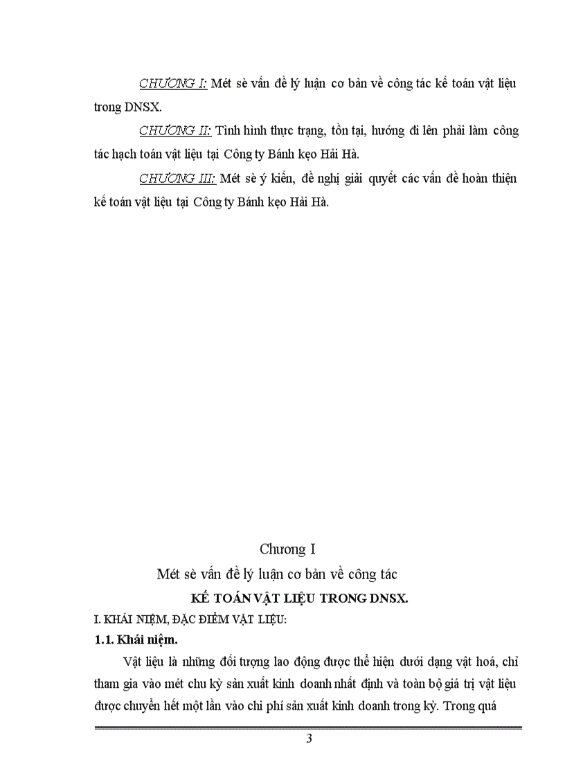 image for page Tổ chức công tác kế toán vật liệu tại Công ty Bánh kẹo Hải Hà