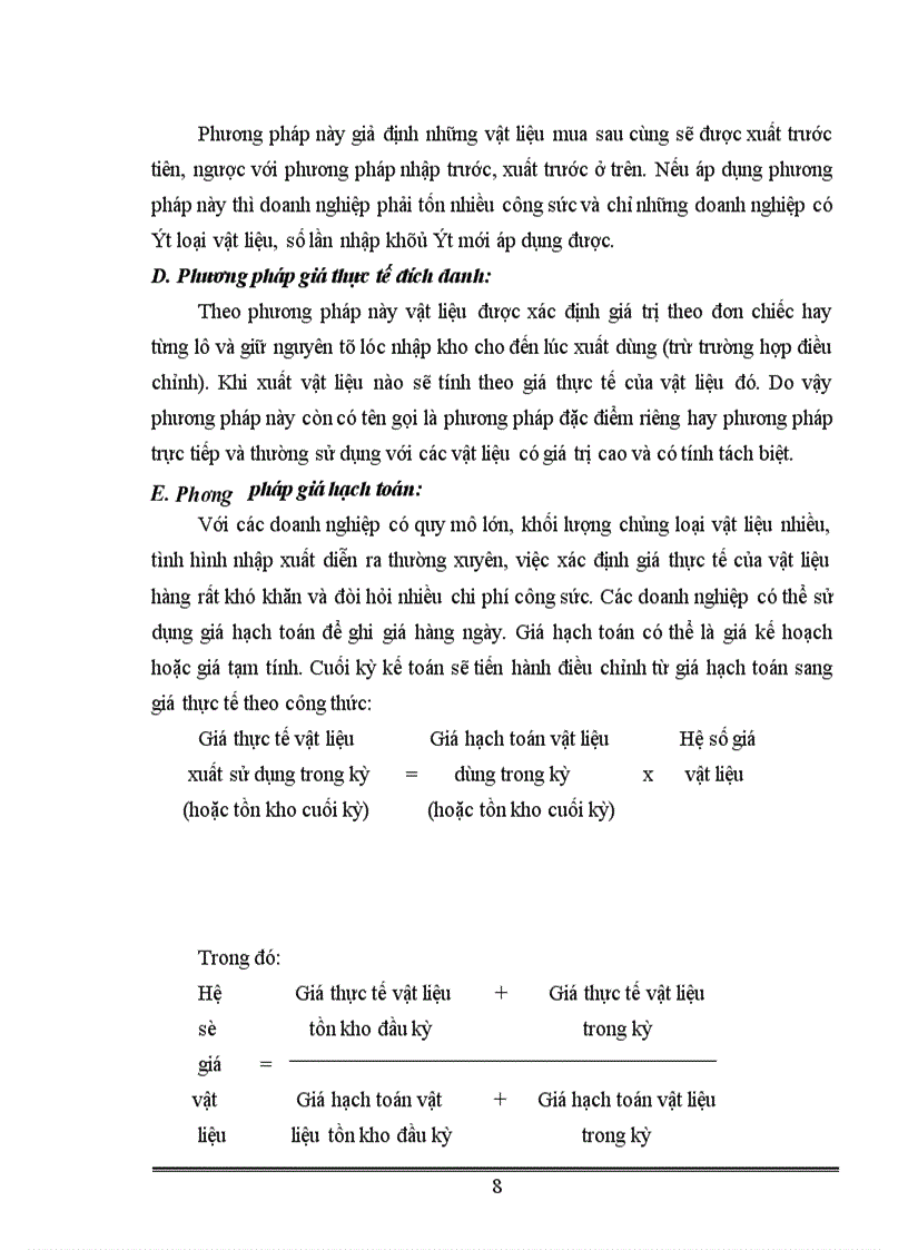 image for page Tổ chức công tác kế toán vật liệu tại Công ty Bánh kẹo Hải Hà