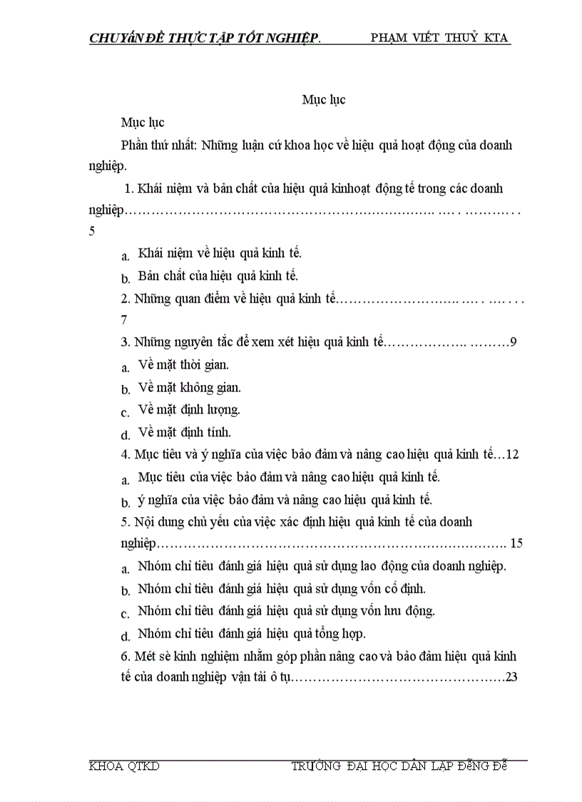 image for page Tình hình sản xuất kinh doanh và hiệu quả hoạt động của công ty vận tải ô tô số 3