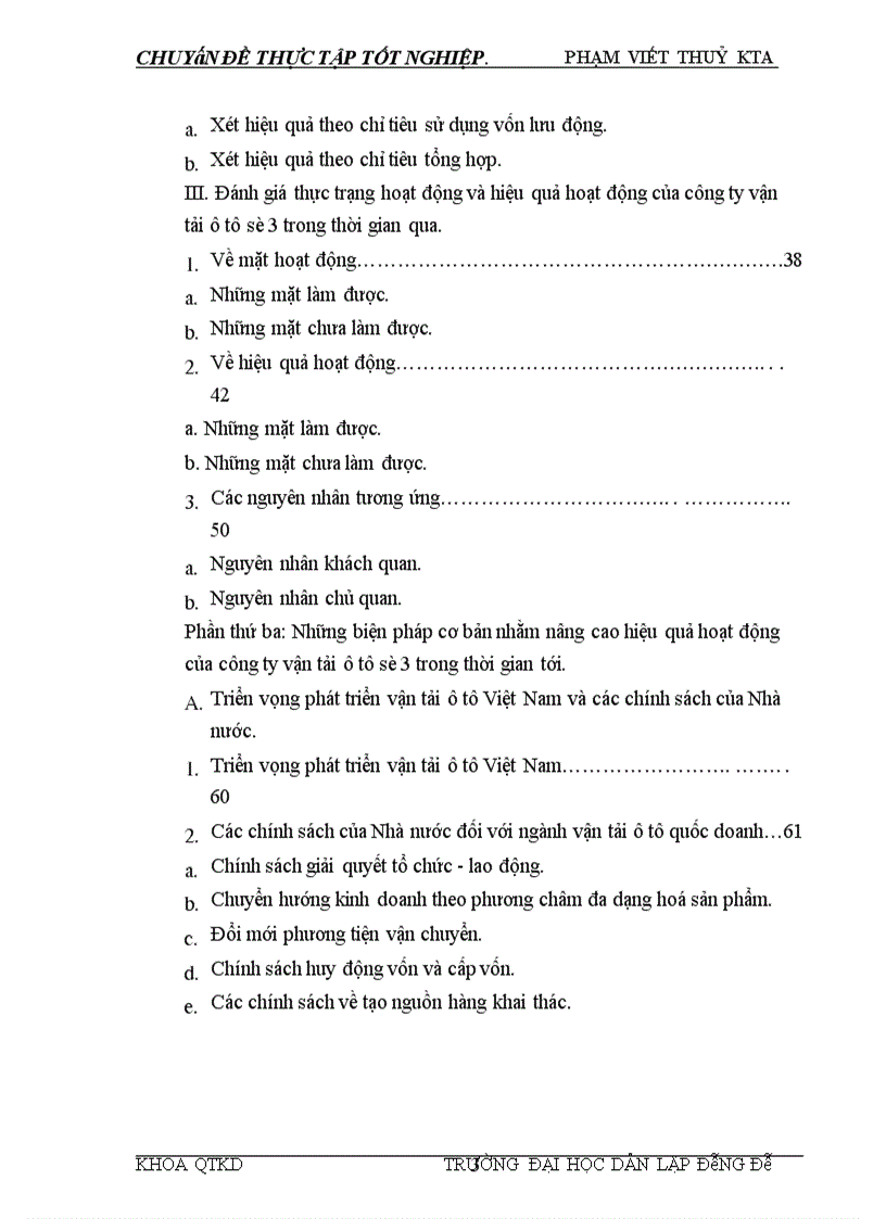 image for page Tình hình sản xuất kinh doanh và hiệu quả hoạt động của công ty vận tải ô tô số 3