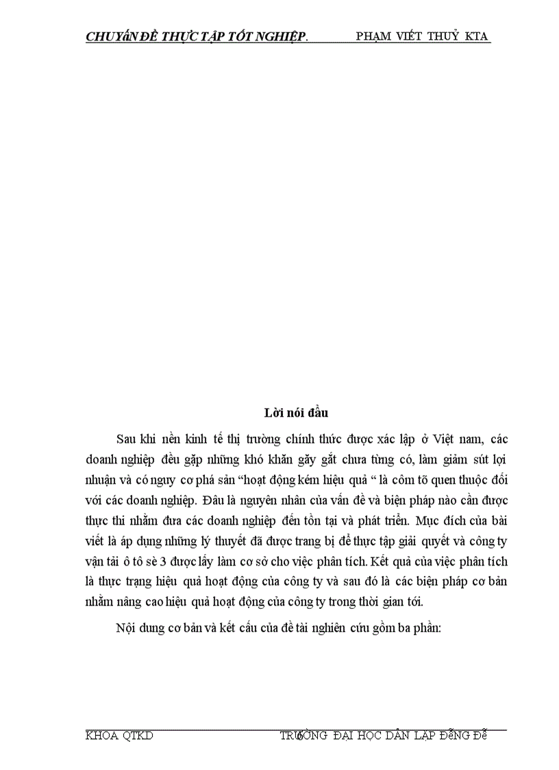 image for page Tình hình sản xuất kinh doanh và hiệu quả hoạt động của công ty vận tải ô tô số 3