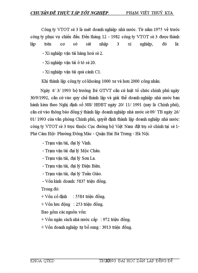image for page Tình hình sản xuất kinh doanh và hiệu quả hoạt động của công ty vận tải ô tô số 3