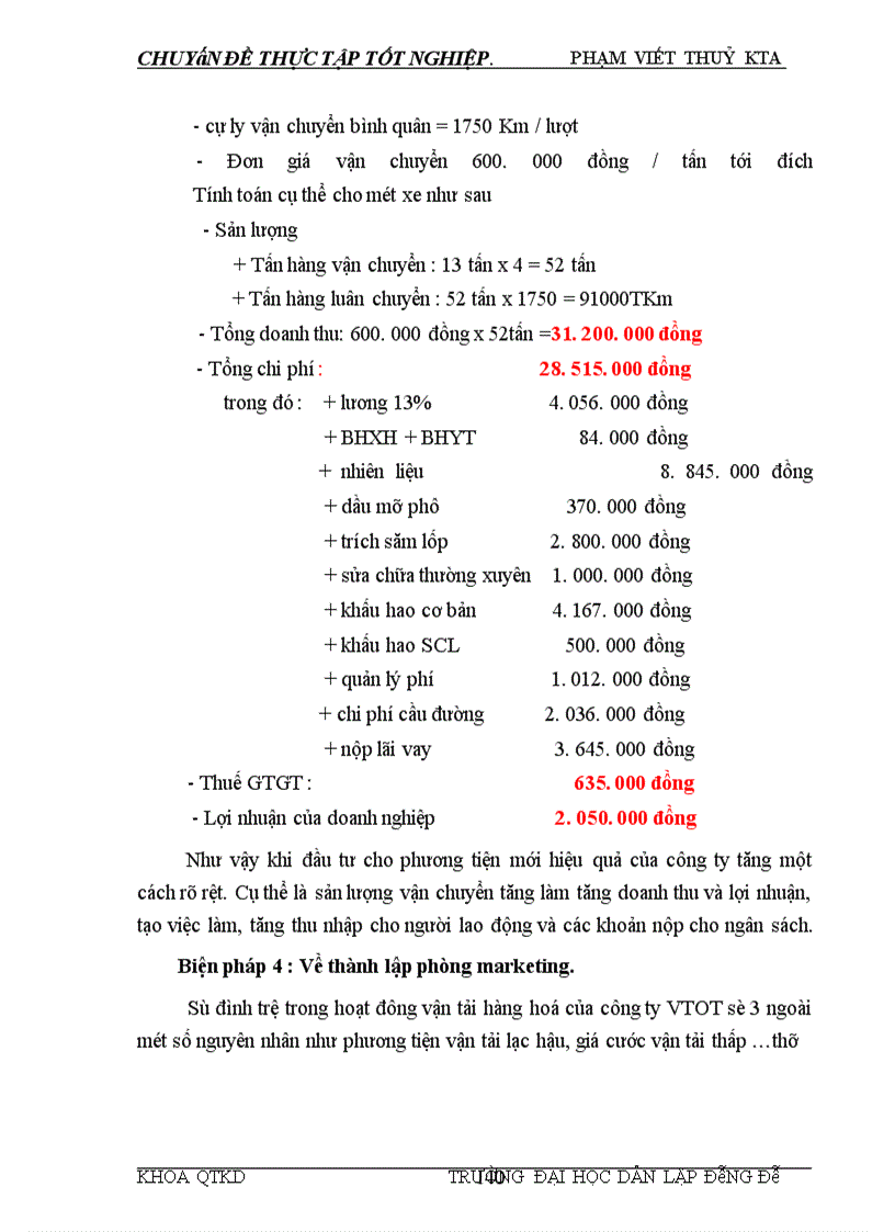 image for page Tình hình sản xuất kinh doanh và hiệu quả hoạt động của công ty vận tải ô tô số 3