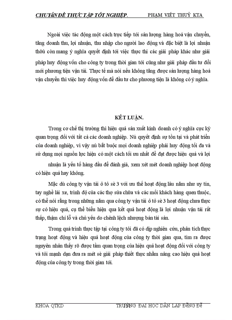 image for page Tình hình sản xuất kinh doanh và hiệu quả hoạt động của công ty vận tải ô tô số 3