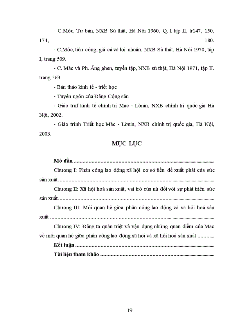 image for page Tìm hiểu mối quan hệ giữa phân công lao động xã hội và xã hội hoá sản xuất qua một số tác phẩm thời kỳ đầu của Mac