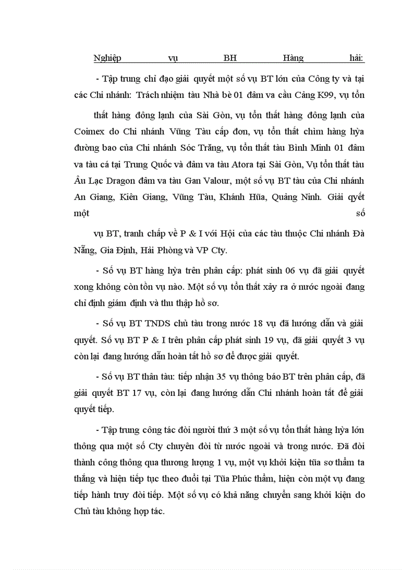 image for page Báo cao tổng hợp tại công ty cổ phần Bảo Hiểm Pertrolimex (PJICO)