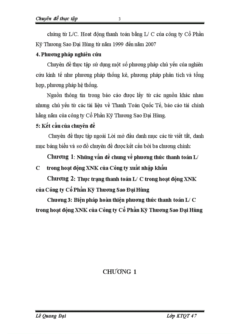 image for page Biện pháp hoàn thiện phương thức thanh toán L/C trong hoạt động XNK của Công ty Cổ Phần Kỹ Thương Sao Đại Hùng