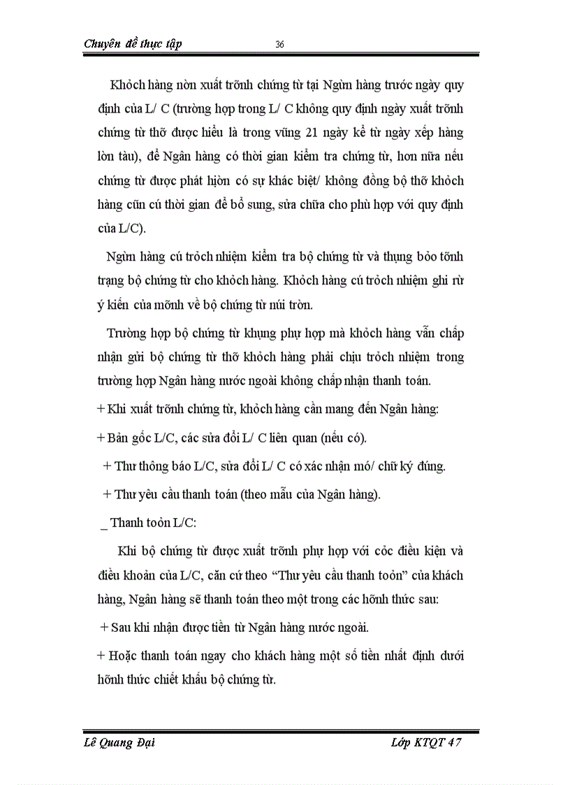 image for page Biện pháp hoàn thiện phương thức thanh toán L/C trong hoạt động XNK của Công ty Cổ Phần Kỹ Thương Sao Đại Hùng