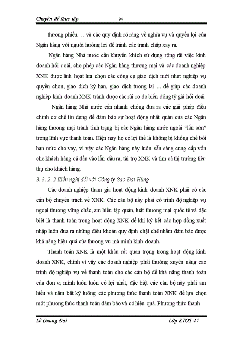 image for page Biện pháp hoàn thiện phương thức thanh toán L/C trong hoạt động XNK của Công ty Cổ Phần Kỹ Thương Sao Đại Hùng