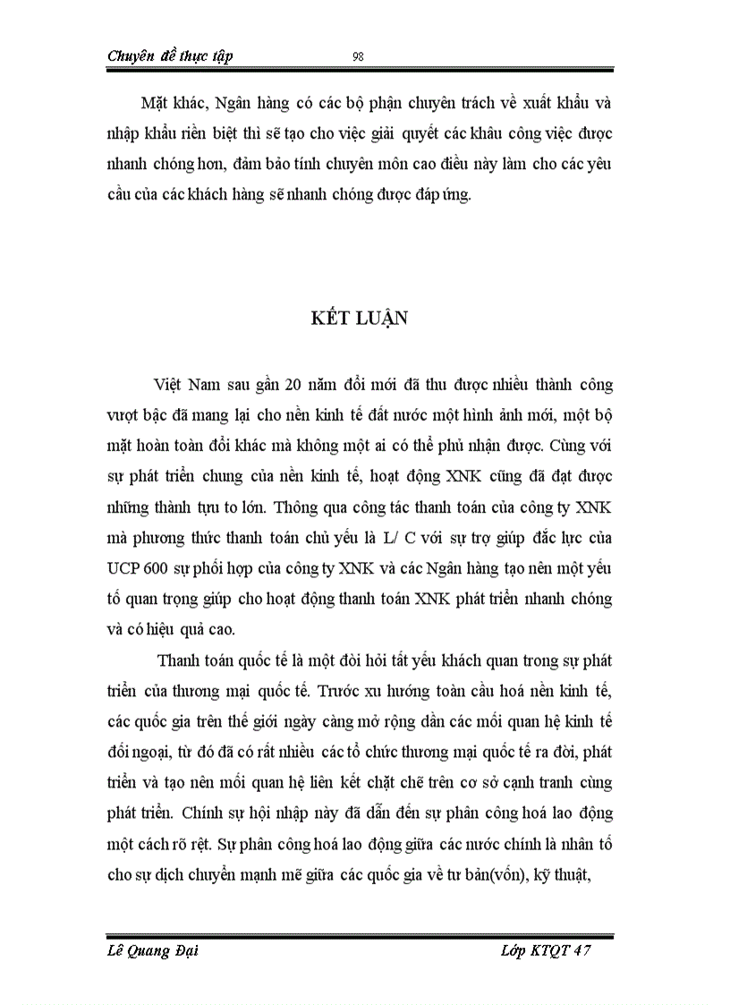 image for page Biện pháp hoàn thiện phương thức thanh toán L/C trong hoạt động XNK của Công ty Cổ Phần Kỹ Thương Sao Đại Hùng