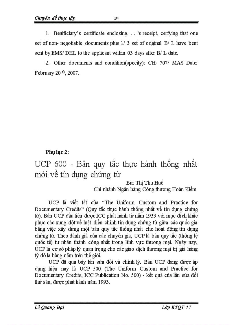 image for page Biện pháp hoàn thiện phương thức thanh toán L/C trong hoạt động XNK của Công ty Cổ Phần Kỹ Thương Sao Đại Hùng