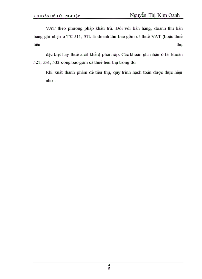 image for page Kế toán thành phẩm , bán hàng và xác định kết quả bán hàng