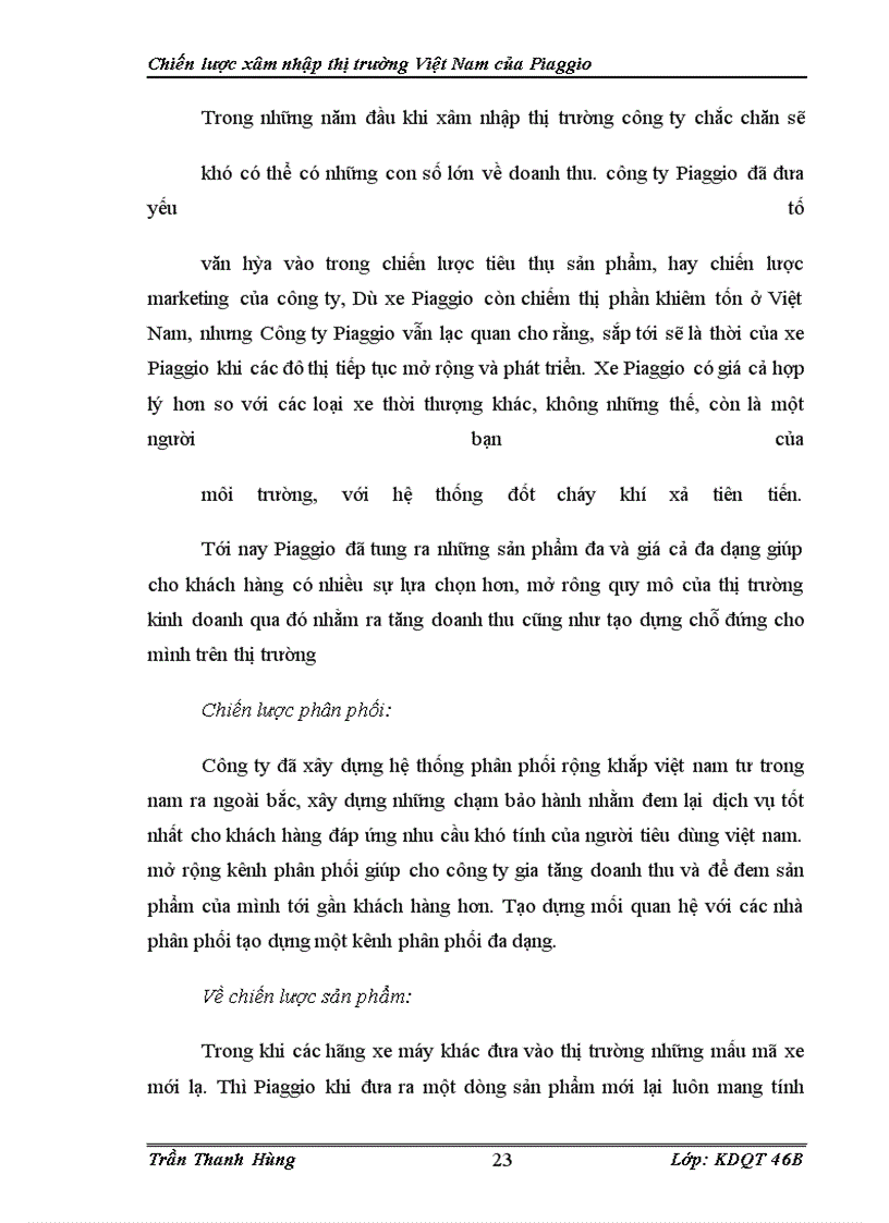 image for page Chiến lược xâm nhập thị trường Việt Nam của Piaggio