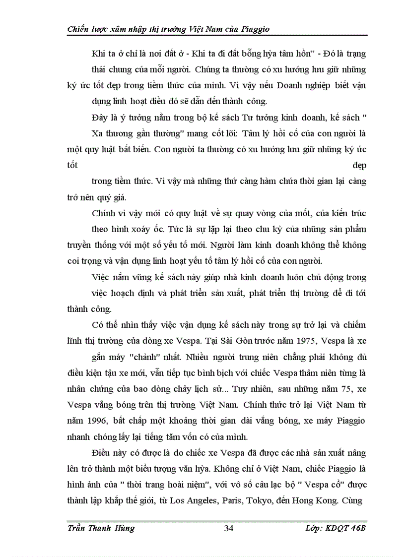 image for page Chiến lược xâm nhập thị trường Việt Nam của Piaggio