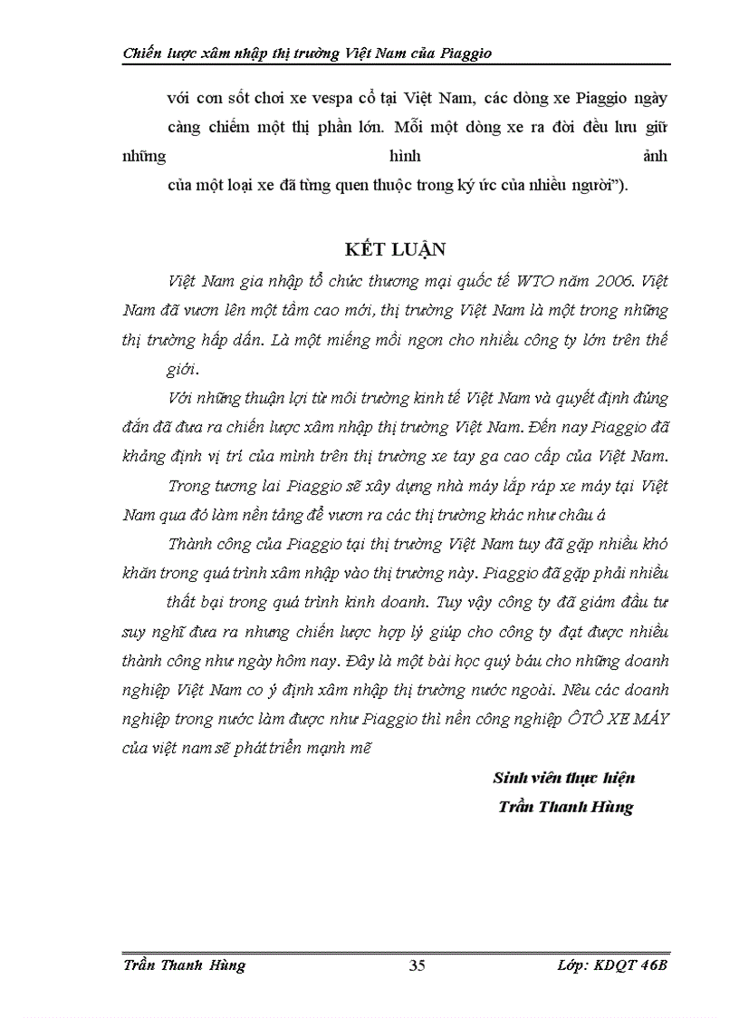 image for page Chiến lược xâm nhập thị trường Việt Nam của Piaggio