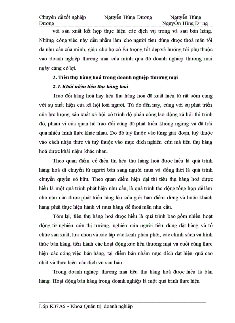 image for page Đẩy mạnh tiêu thụ hàng hoá tại Công ty Thương mại Hà Nội