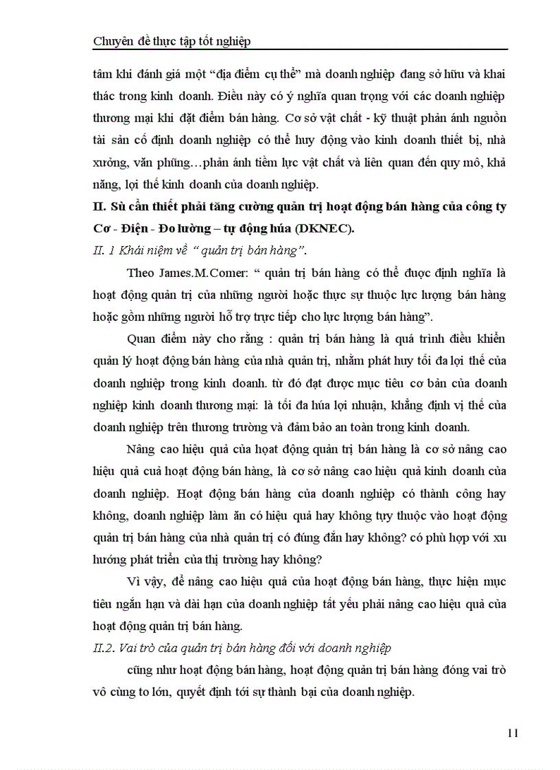 image for page Tăng cường quản trị hoạt động bán hàng của công ty Cơ - Điện - Đo lường – Tự động hóa DKNEC