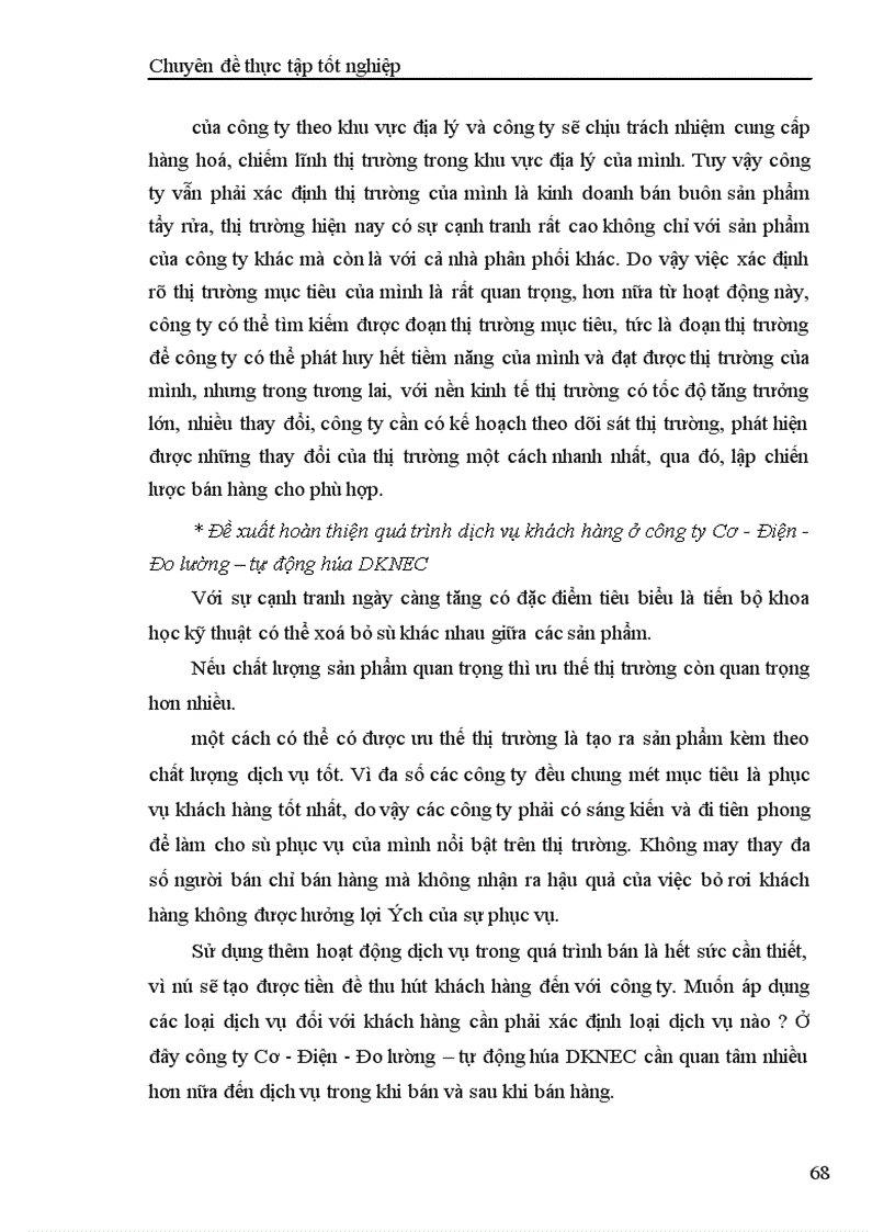 image for page Tăng cường quản trị hoạt động bán hàng của công ty Cơ - Điện - Đo lường – Tự động hóa DKNEC