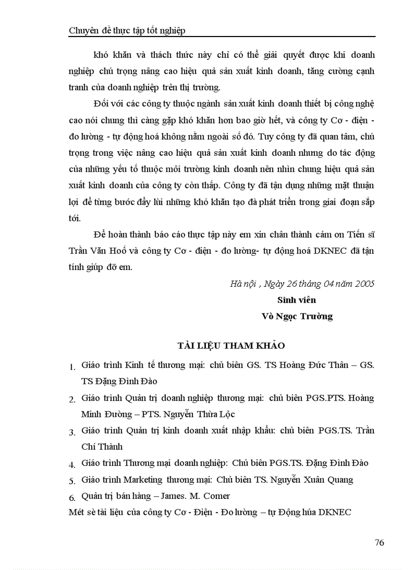 image for page Tăng cường quản trị hoạt động bán hàng của công ty Cơ - Điện - Đo lường – Tự động hóa DKNEC