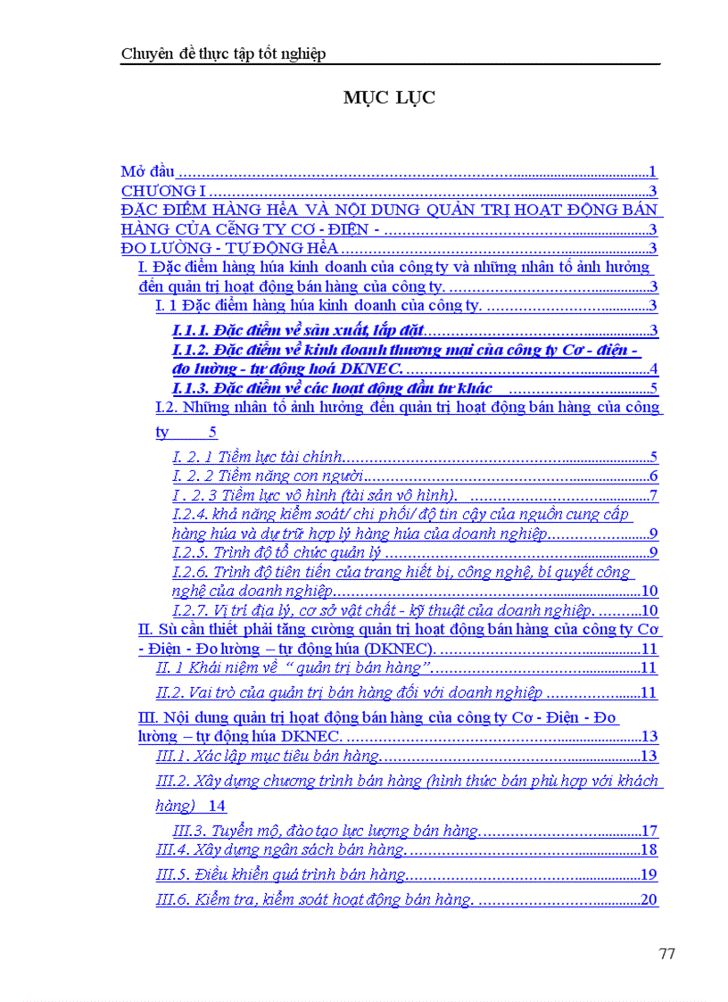 image for page Tăng cường quản trị hoạt động bán hàng của công ty Cơ - Điện - Đo lường – Tự động hóa DKNEC