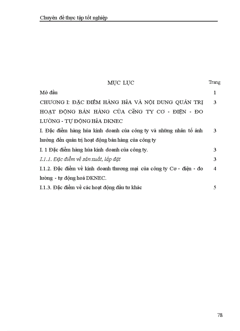 image for page Tăng cường quản trị hoạt động bán hàng của công ty Cơ - Điện - Đo lường – Tự động hóa DKNEC