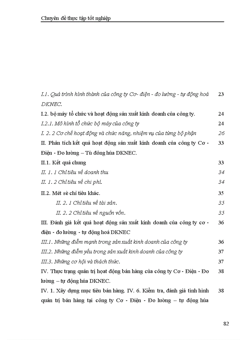 image for page Tăng cường quản trị hoạt động bán hàng của công ty Cơ - Điện - Đo lường – Tự động hóa DKNEC