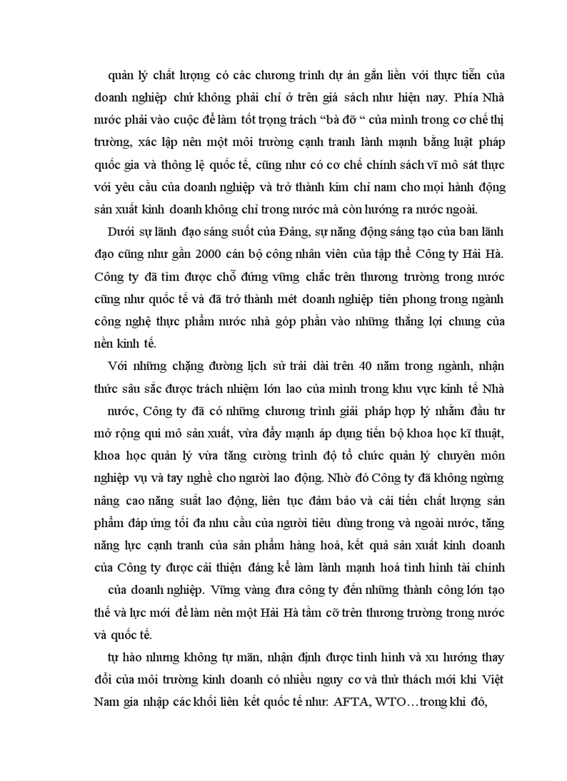 image for page Phương hướng và giải pháp góp phần nâng cao chất lượng và công tác quản lý chất lượng ở Công ty bánh kẹo Hải Hà