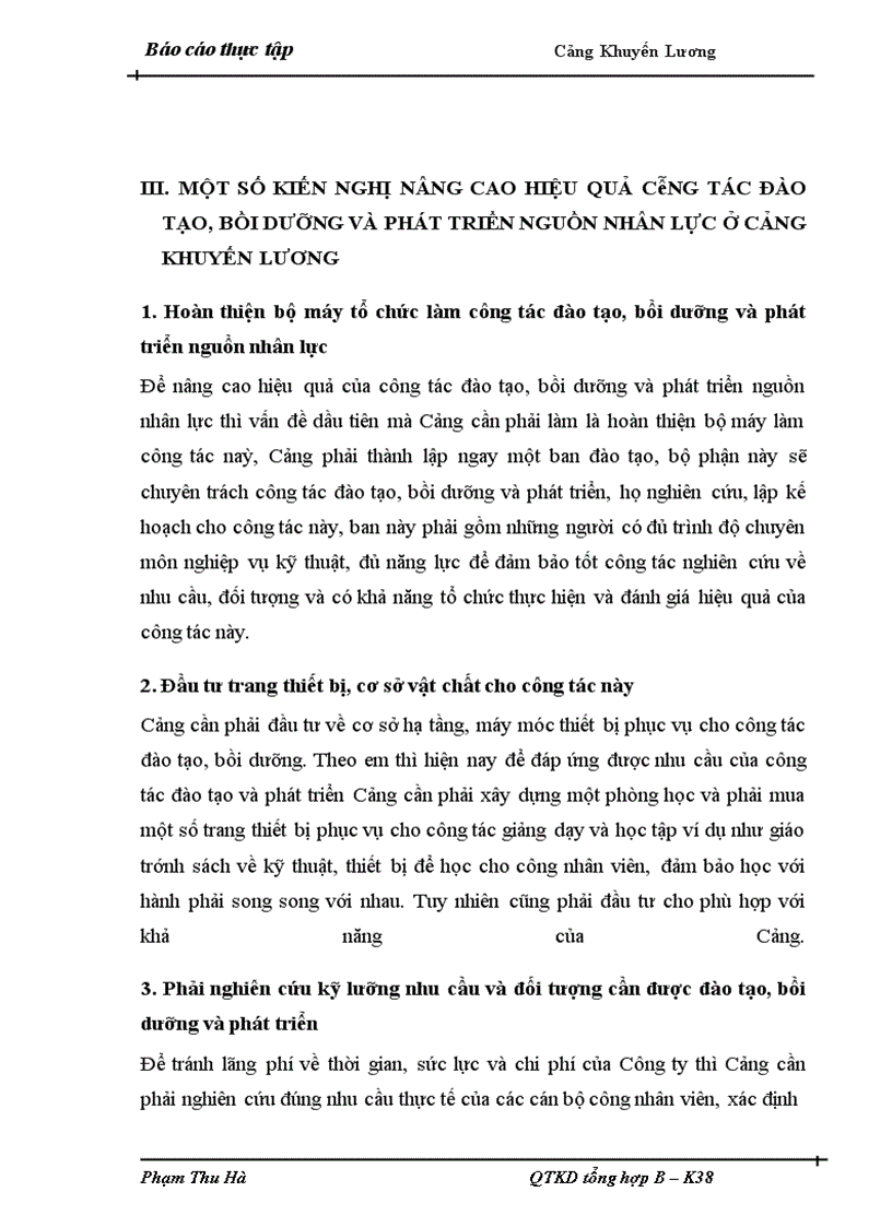 image for page Công tác đào tạo, bồi dưỡng và phát triển nguồn nhân lực ở cảng Khuyến Lương