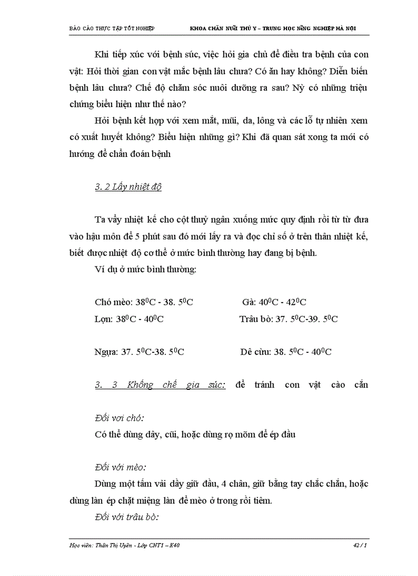 image for page Thực tập tốt nghiệp khoa chăn nuôi thú y – trung học nông nghiệp Hà Nội