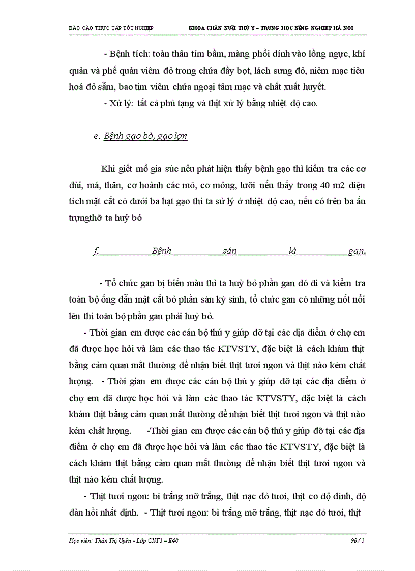 image for page Thực tập tốt nghiệp khoa chăn nuôi thú y – trung học nông nghiệp Hà Nội