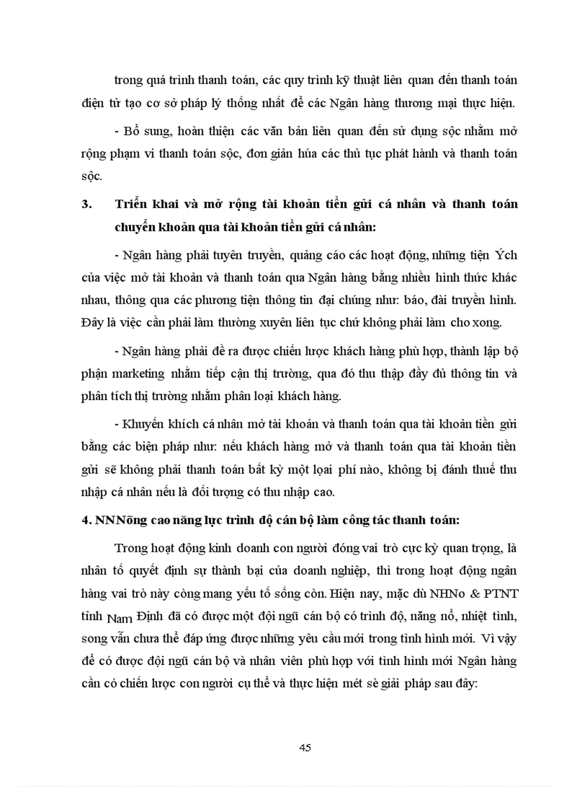 image for page Thanh toán không dùng tiền mặt tại Ngân hàng Nông nghiệp và Phát triển Nông thôn tỉnh Nam Định thực trạng và kiến nghị