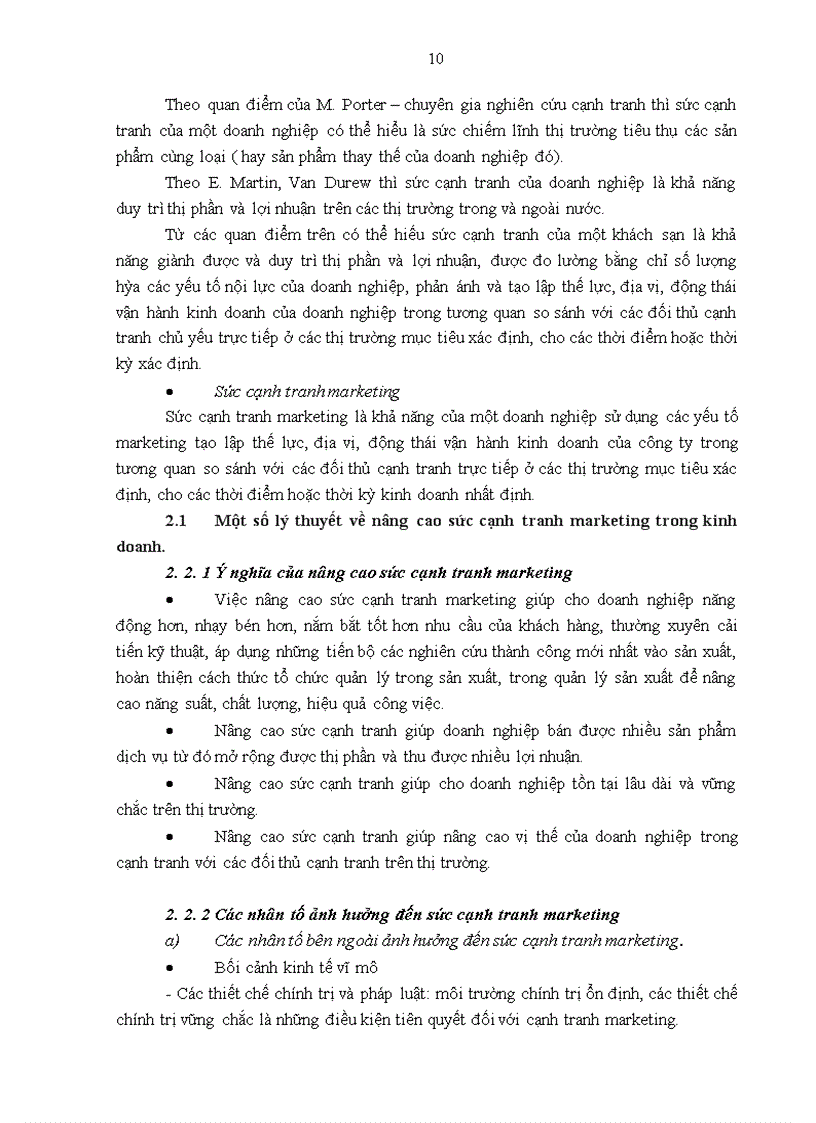 image for page Giải pháp nâng cao sức cạnh tranh marketing của khách sạn Hà Nội