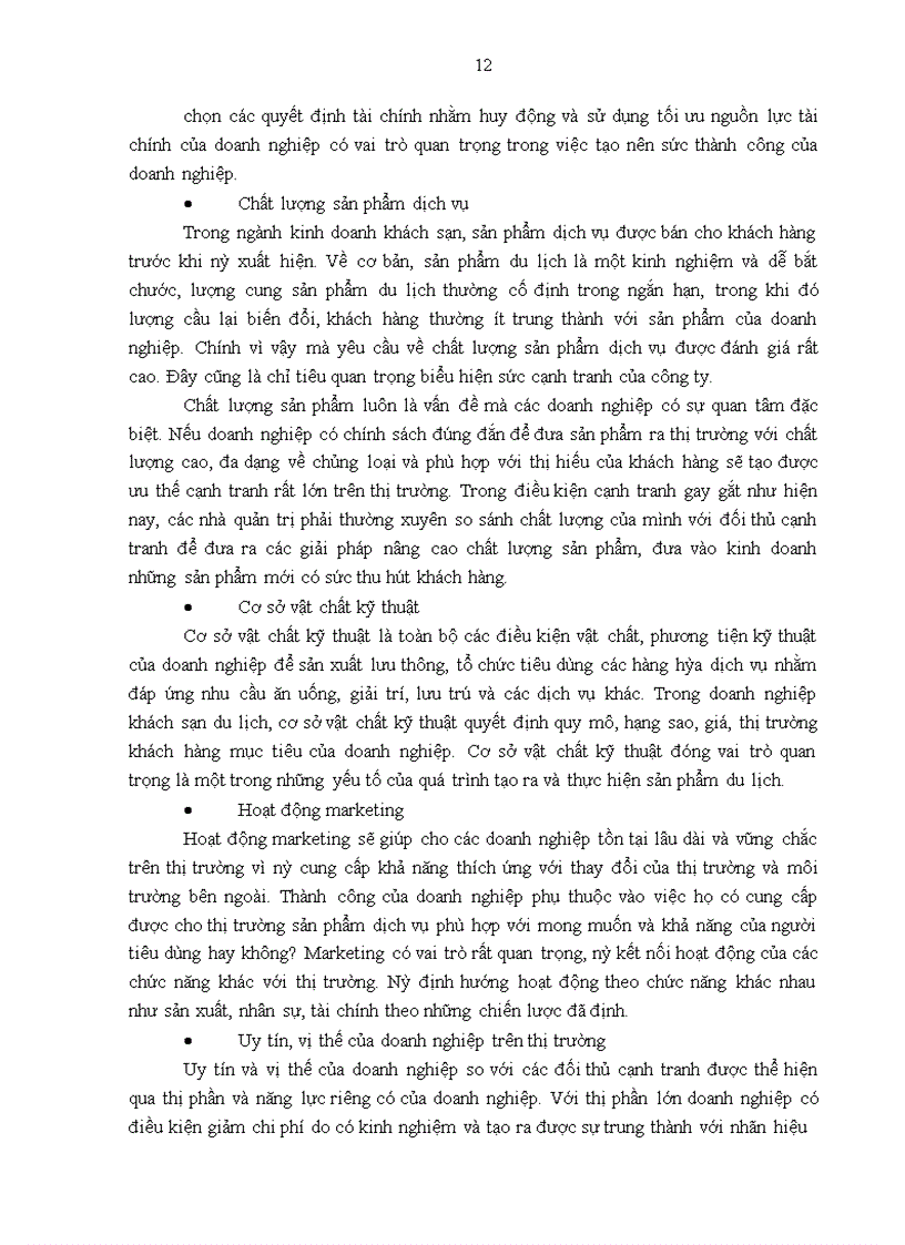 image for page Giải pháp nâng cao sức cạnh tranh marketing của khách sạn Hà Nội