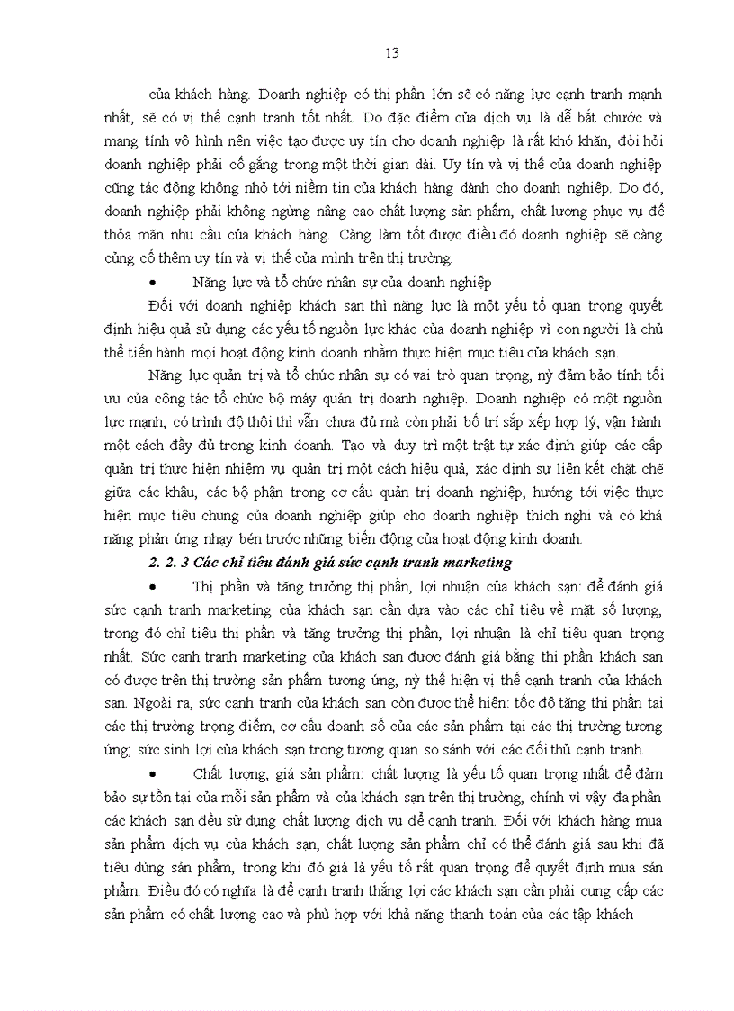 image for page Giải pháp nâng cao sức cạnh tranh marketing của khách sạn Hà Nội